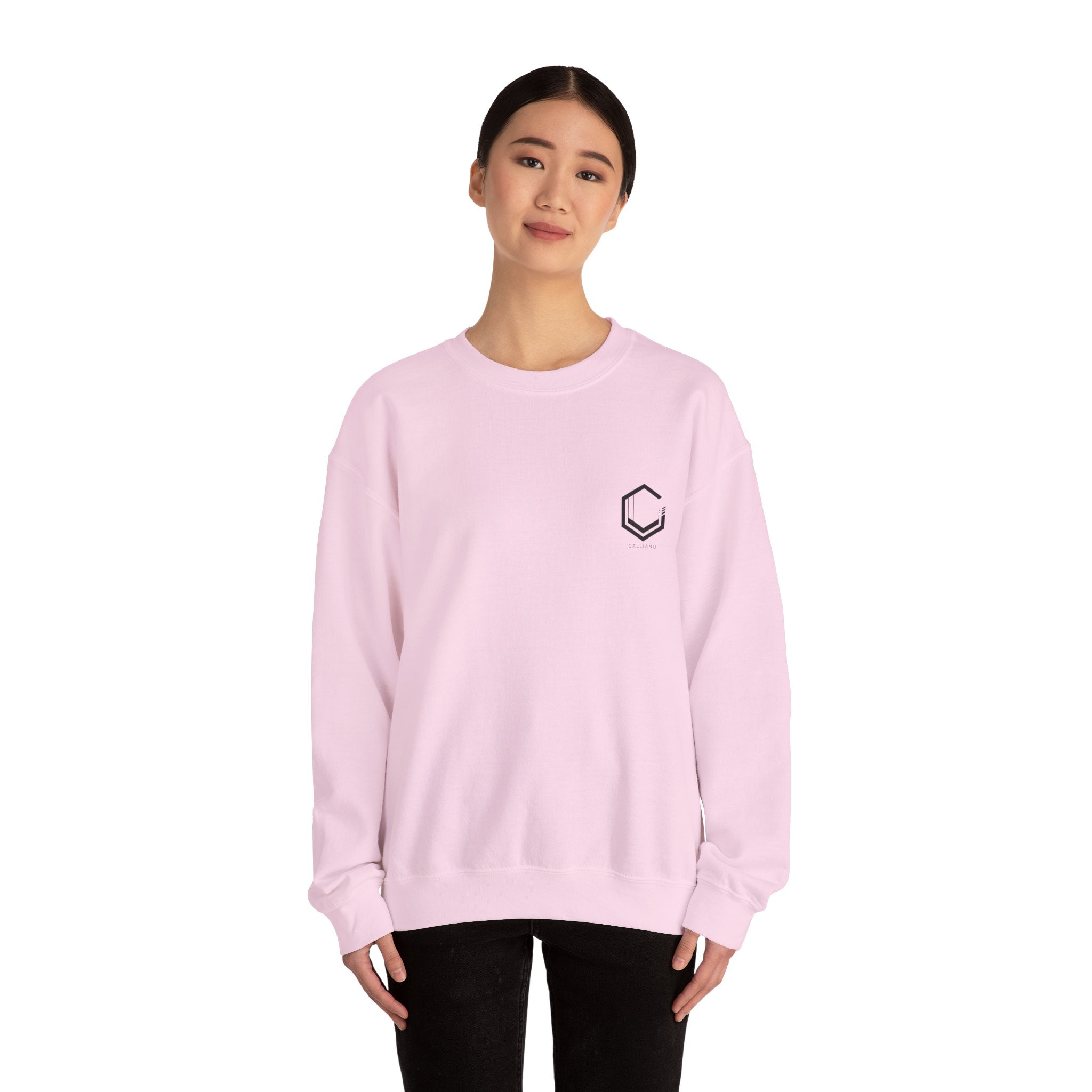 Logo Heavy Blend Crewneck Sweatshirt | Unisex Cotton-Poly Blend