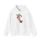 Cute Cartoon Reindeer Hoodie | Whimsical Sweatshirt