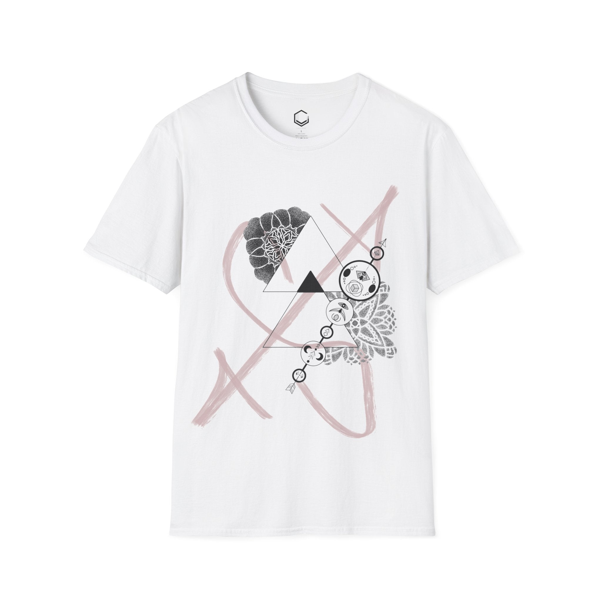 Abstract Design Oversized Boxy Tee | Unisex Relaxed Fit T-Shirt