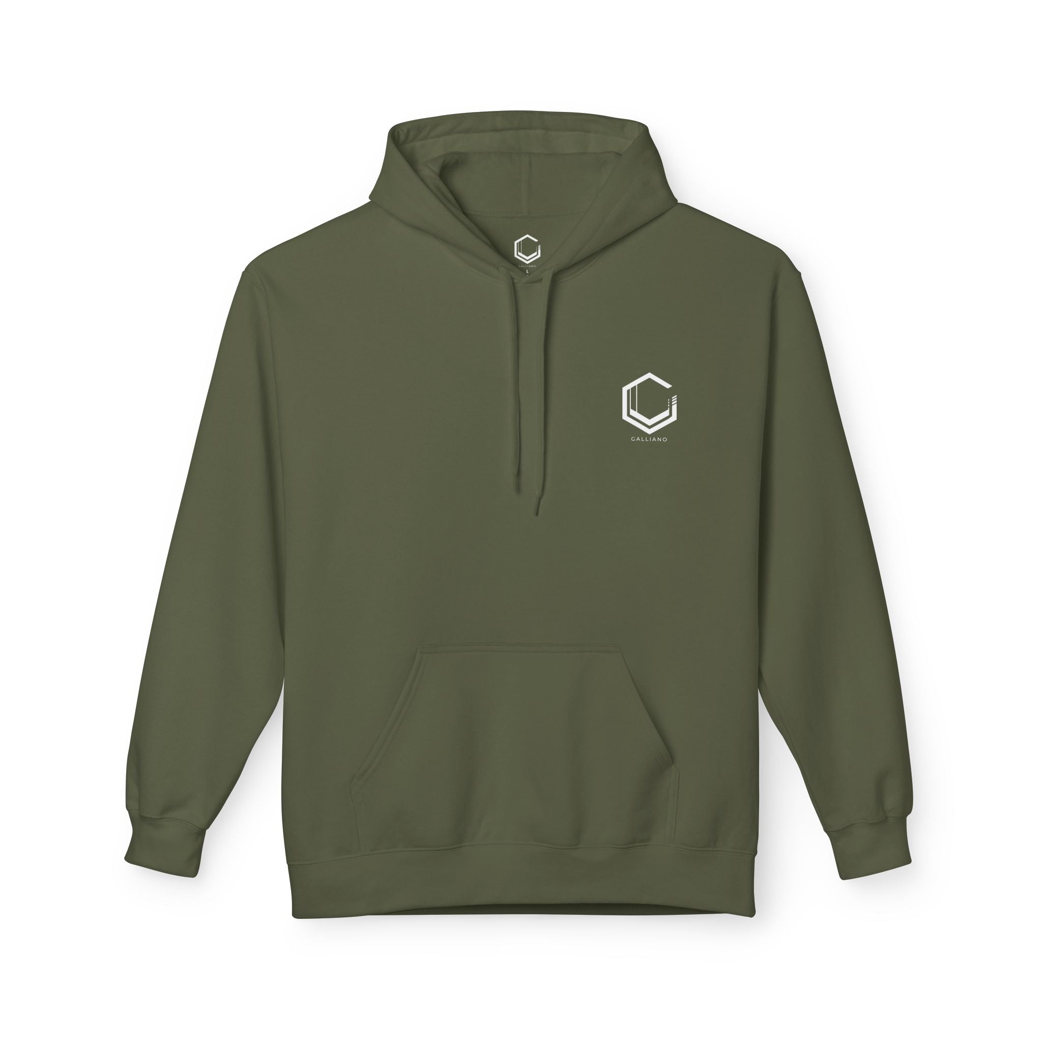Logo Midweight Softstyle Fleece Hoodie | Sustainable Cotton-Poly Blend