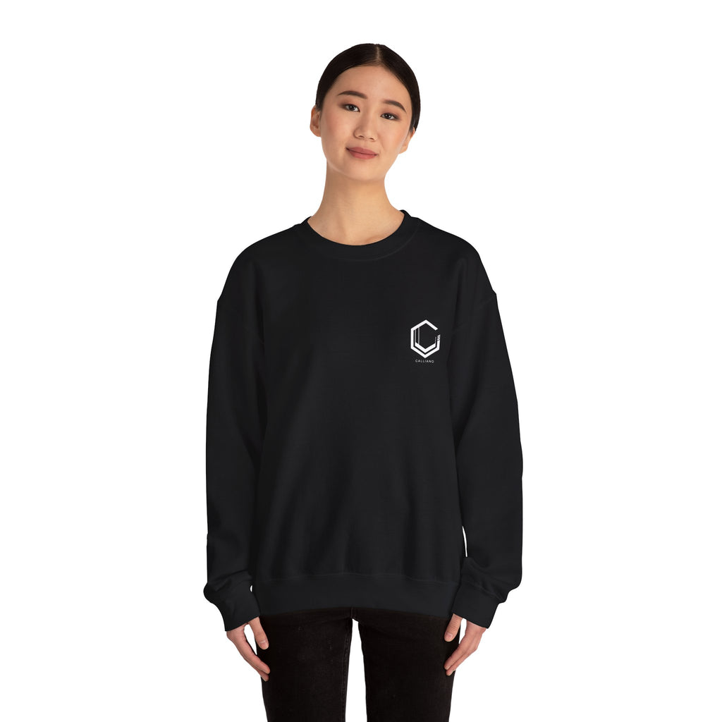 Logo Heavy Blend Crewneck Sweatshirt | Unisex Cotton-Poly Blend