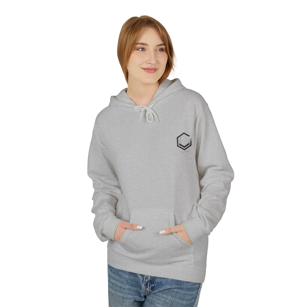 Logo Midweight Softstyle Fleece Hoodie | Sustainable Cotton-Poly Blend