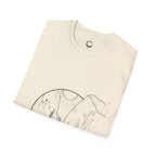 Minimalistic Mountain Walk - Unisex Softstyle T-Shirt