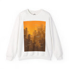 Cityscape Crewneck Sweatshirt | Urban Design | Unisex Heavy Blend