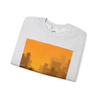 Cityscape Crewneck Sweatshirt | Urban Design | Unisex Heavy Blend