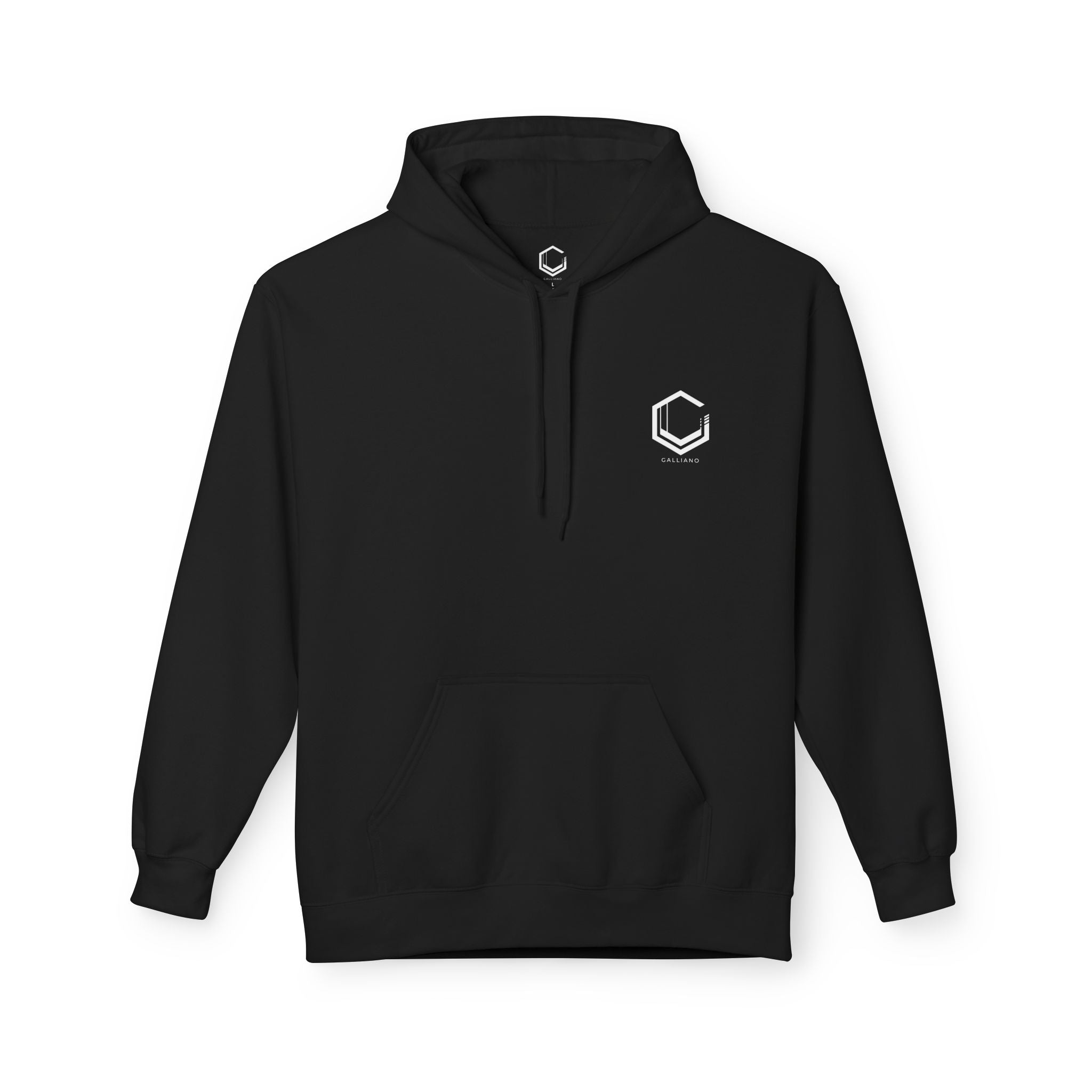 Logo Midweight Softstyle Fleece Hoodie | Sustainable Cotton-Poly Blend