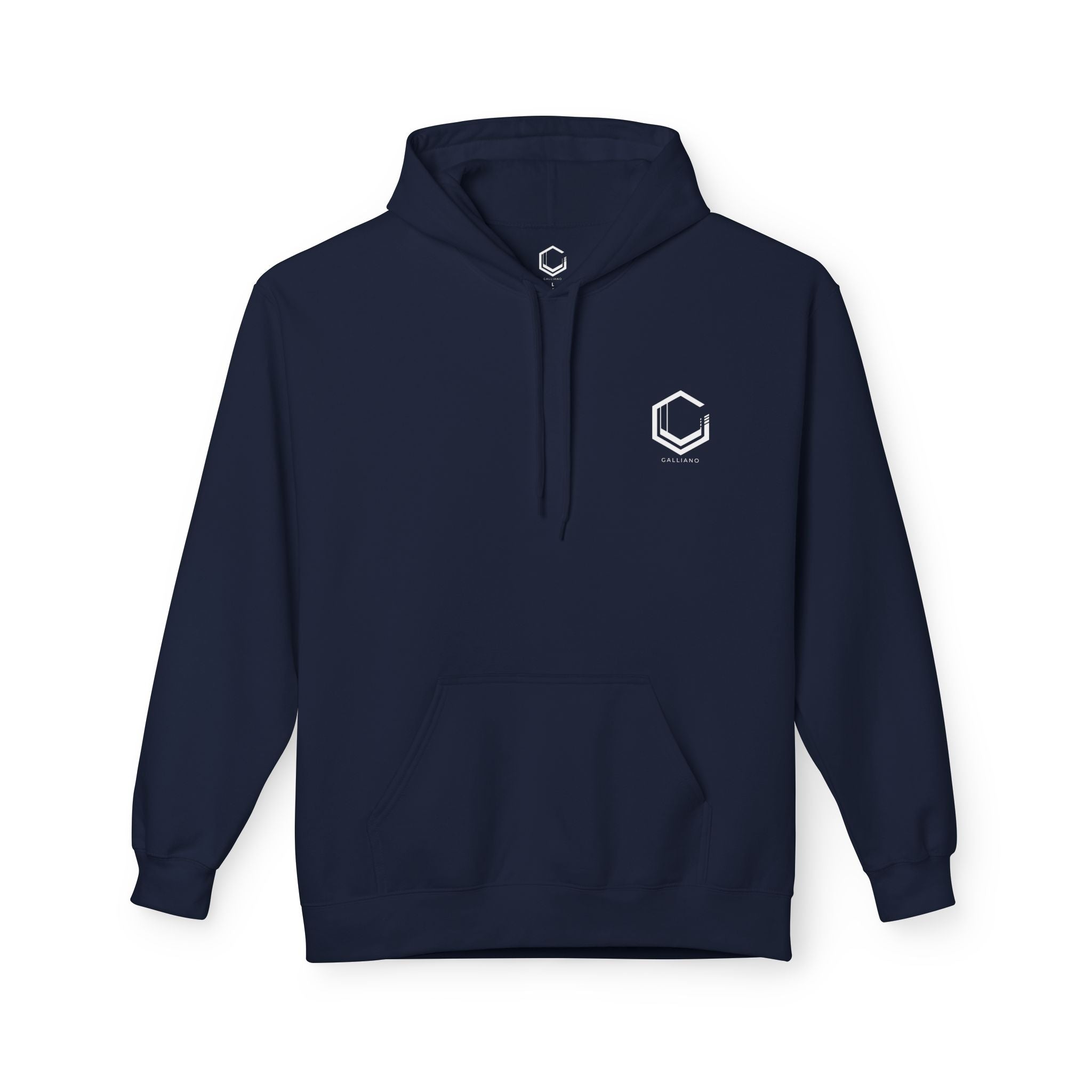 Logo Midweight Softstyle Fleece Hoodie | Sustainable Cotton-Poly Blend