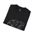 Minimalistic Mountain Walk - Unisex Softstyle T-Shirt