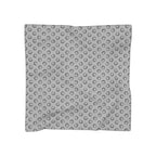 Premium Poly Voile Scarf – Grey All-Over Print