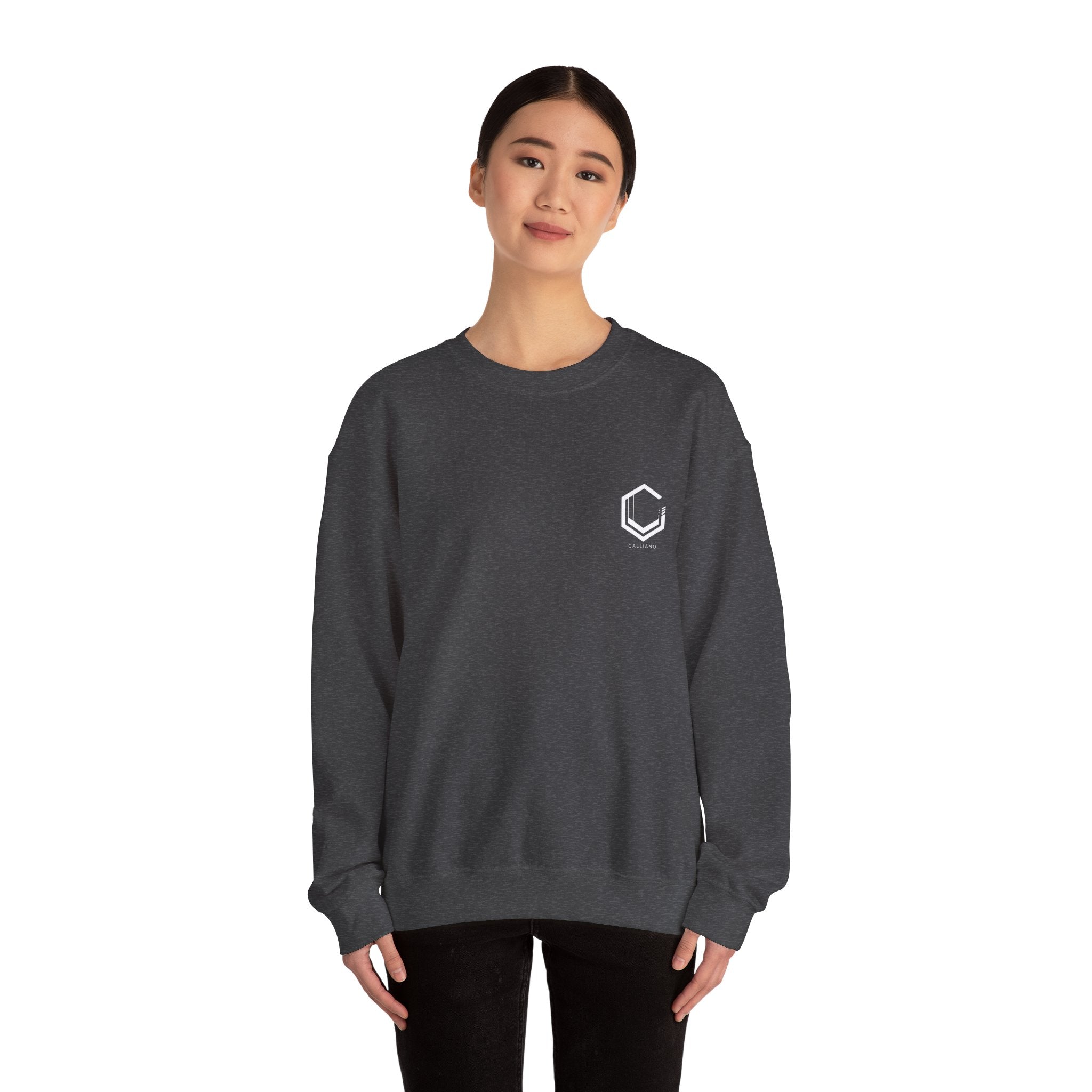 Logo Heavy Blend Crewneck Sweatshirt | Unisex Cotton-Poly Blend