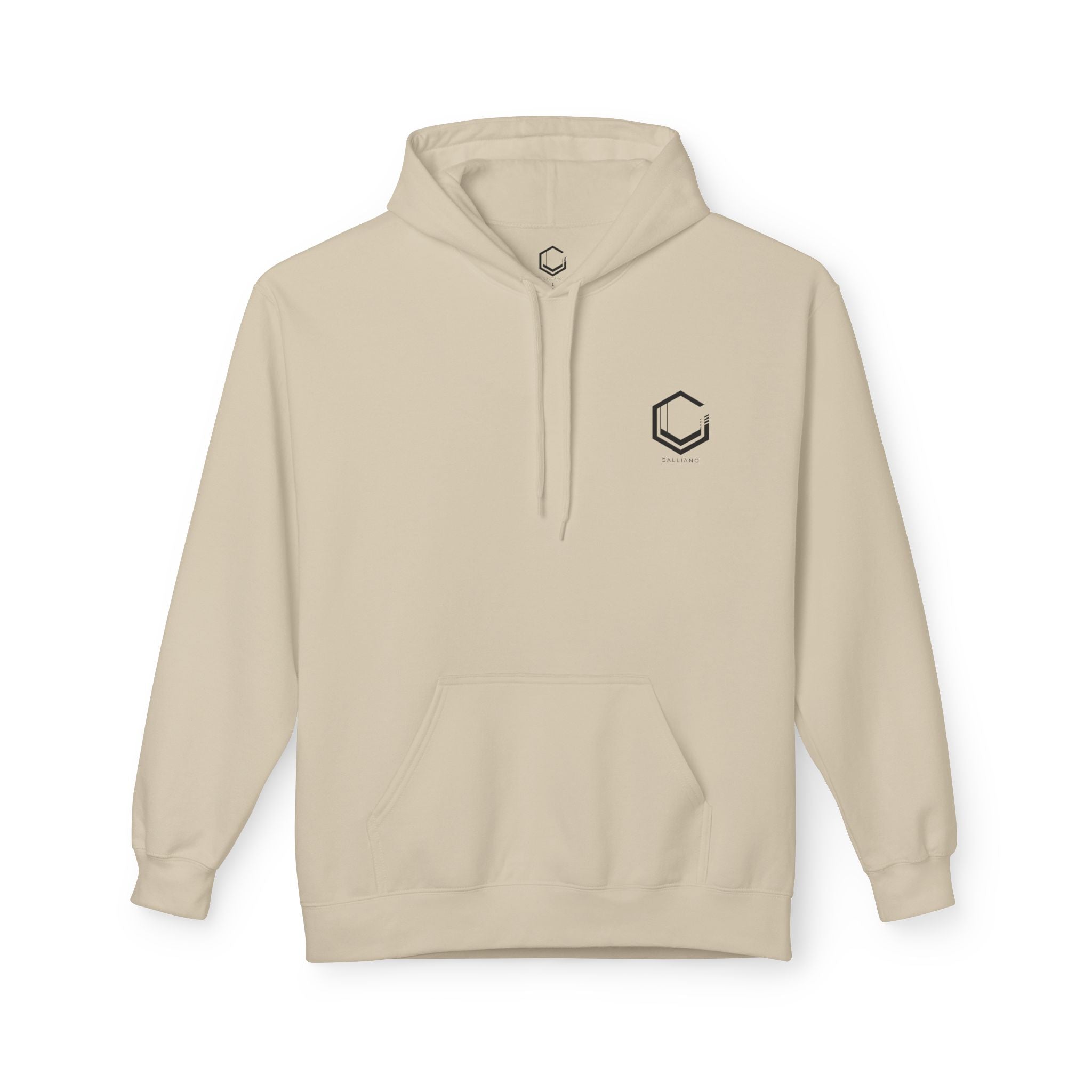 Logo Midweight Softstyle Fleece Hoodie | Sustainable Cotton-Poly Blend