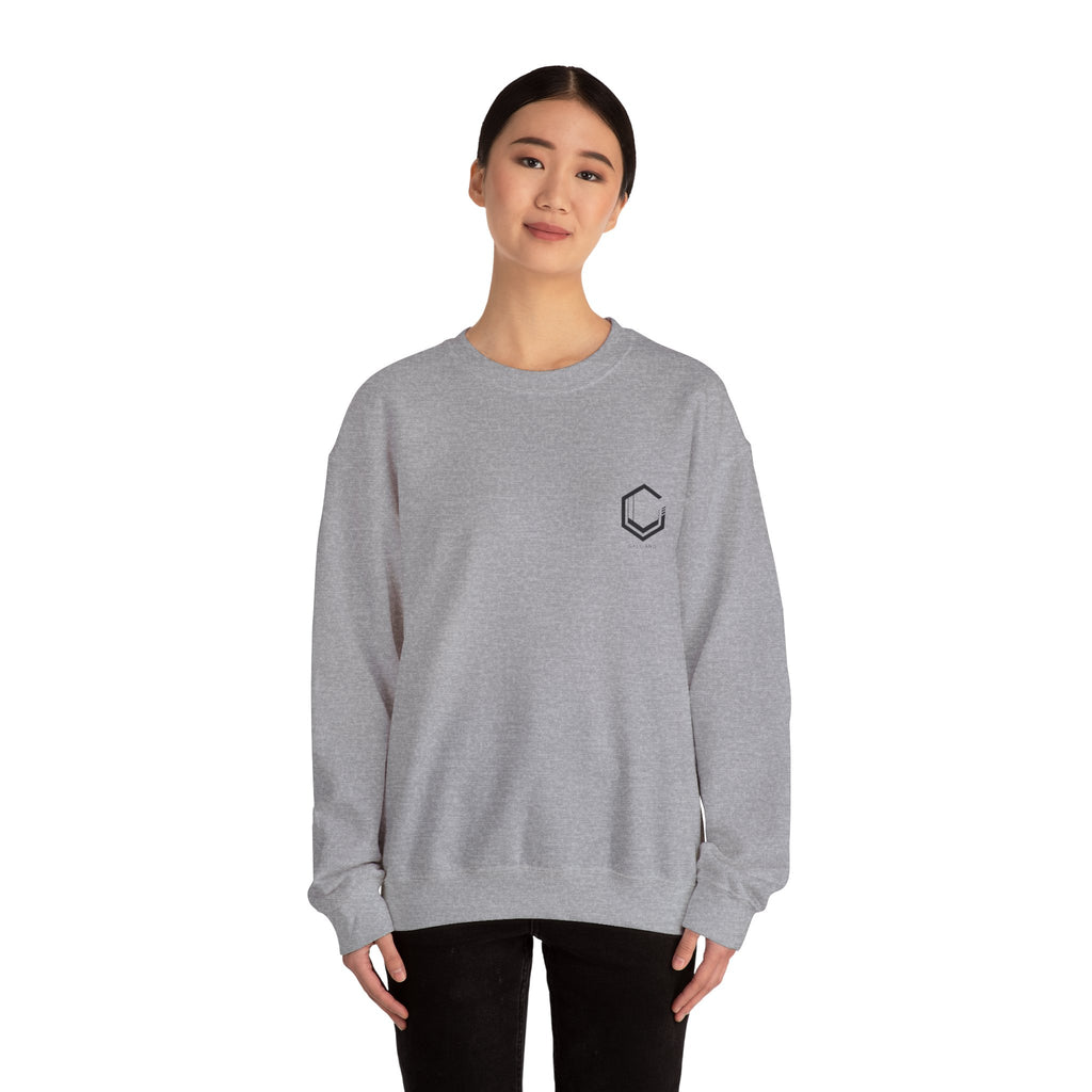 Logo Heavy Blend Crewneck Sweatshirt | Unisex Cotton-Poly Blend