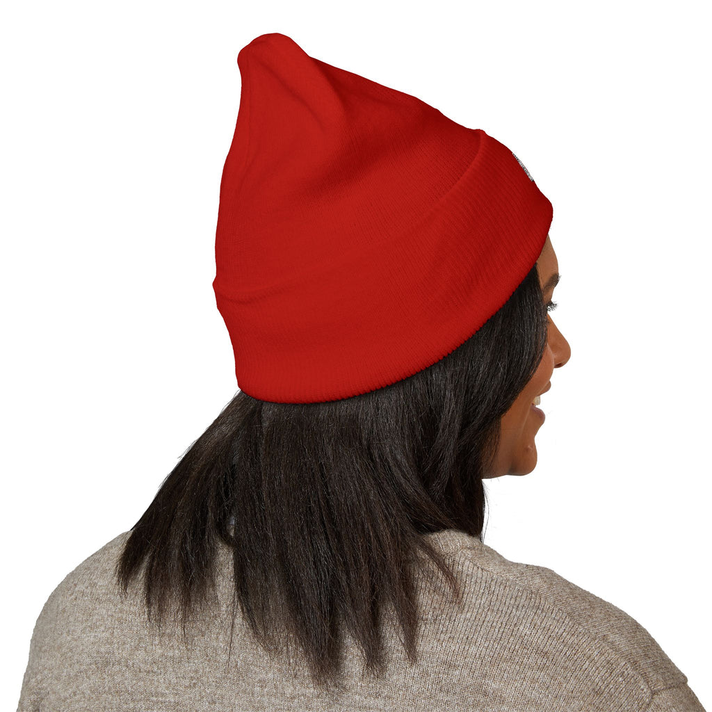 White Logo - Classic Cuffed Beanie (Embroidery)