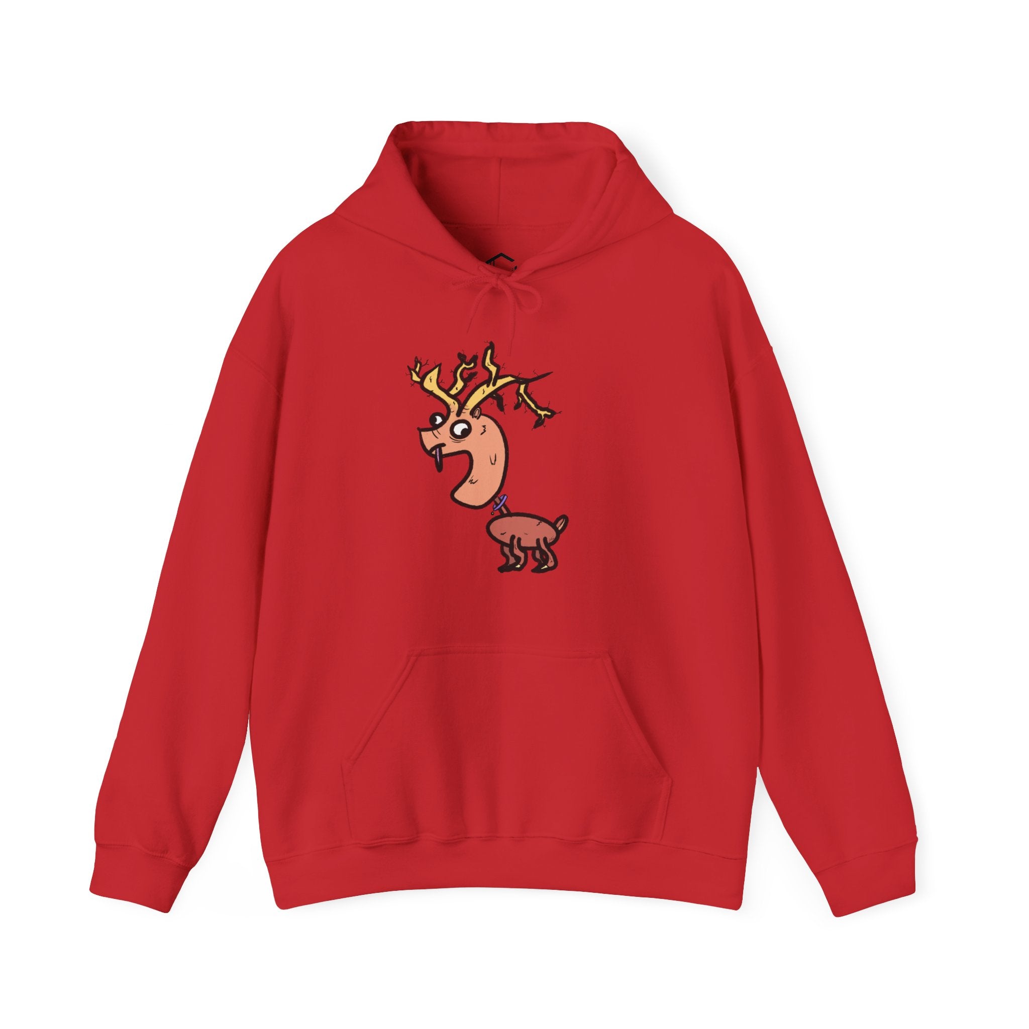 Cute Cartoon Reindeer Hoodie | Whimsical Sweatshirt