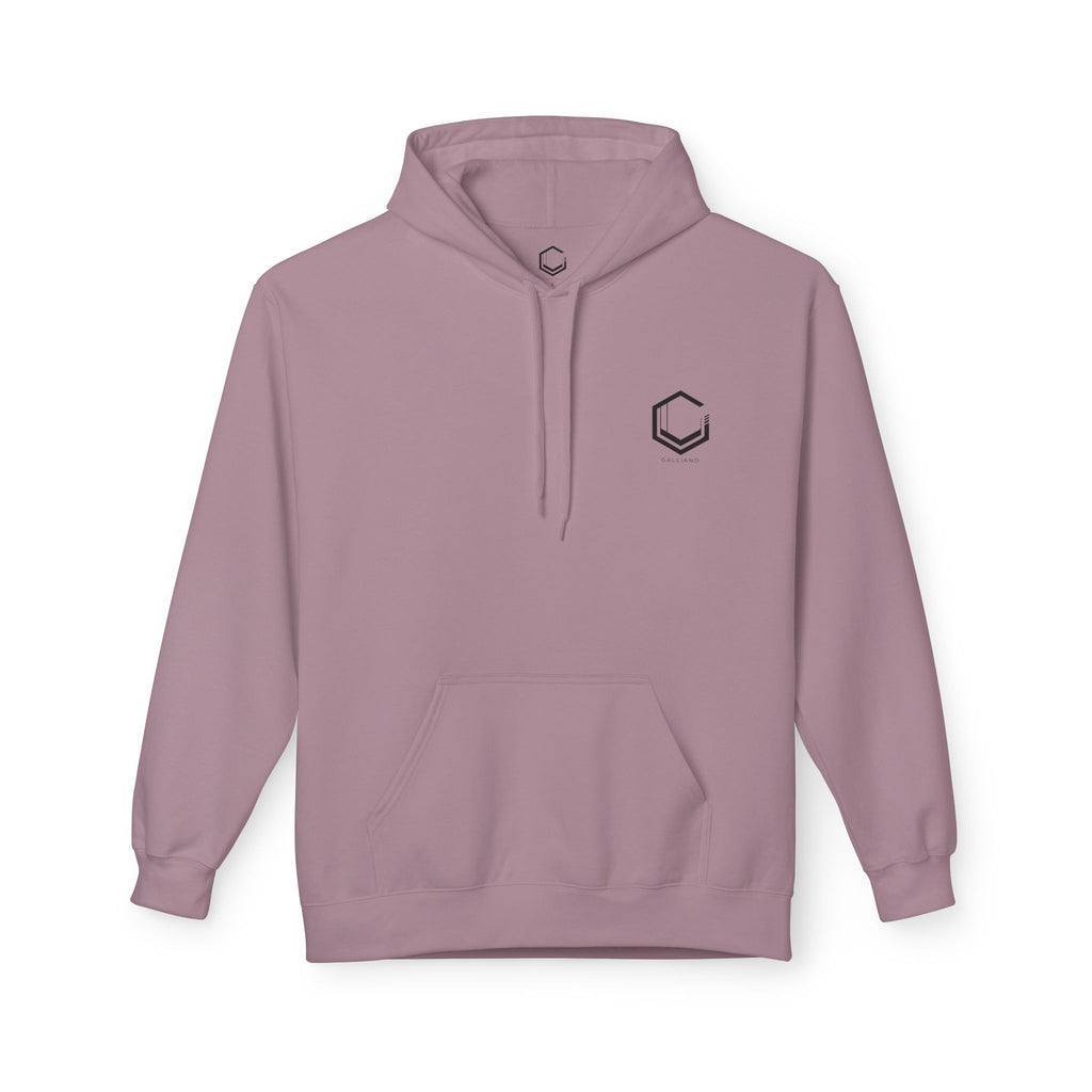 Logo Midweight Softstyle Fleece Hoodie | Sustainable Cotton-Poly Blend
