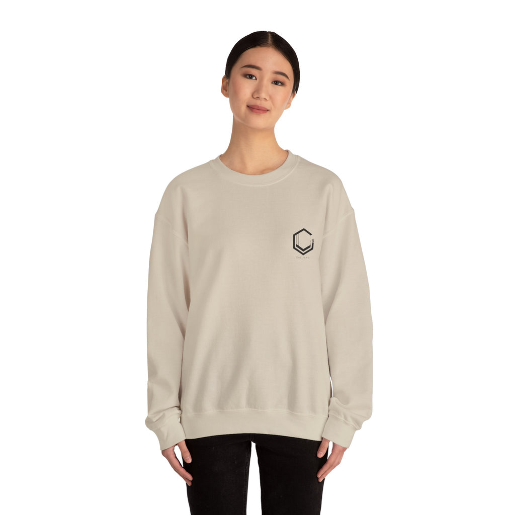 Logo Heavy Blend Crewneck Sweatshirt | Unisex Cotton-Poly Blend