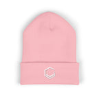 White Logo - Classic Cuffed Beanie (Embroidery)